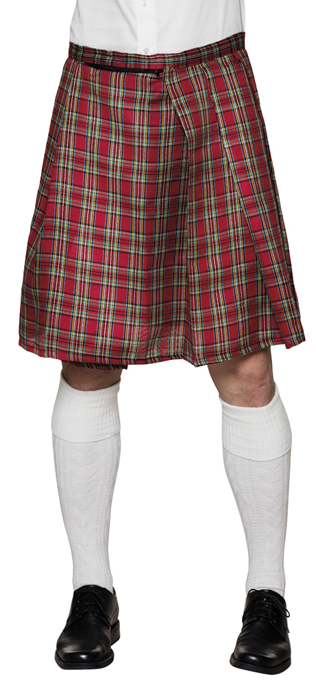 Schotse kilt rood