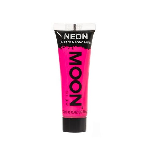 Neon UV face en bodypaint roze