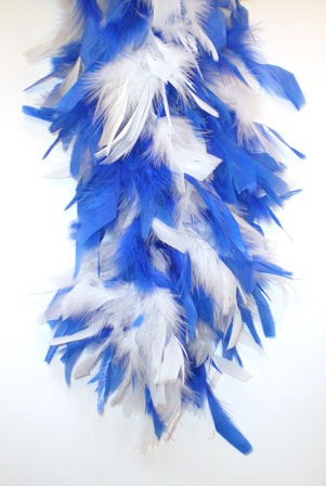 Boa blauw-wit 180cm