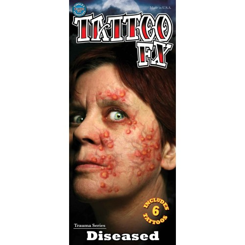 Wound tattoo diseased