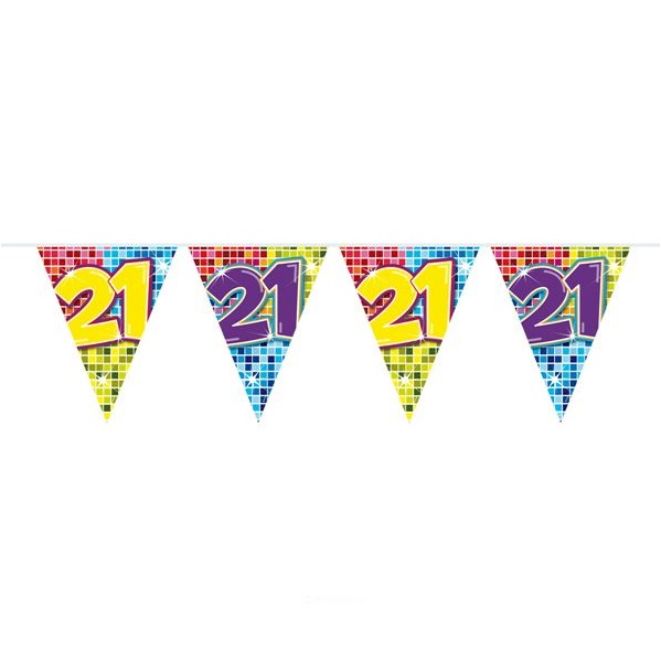 Vlaggenlijn 21 jaar blocks