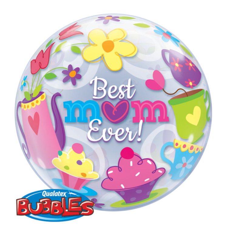 Bubbles ballon best mom ever 56cm