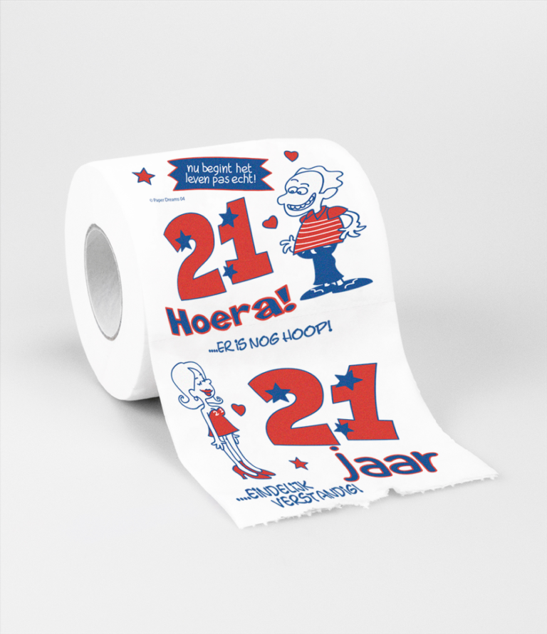 Toiletpapier 21 jaar