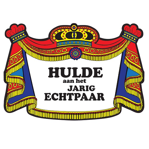 Deurbord huldeschild ... jarig echtpaar