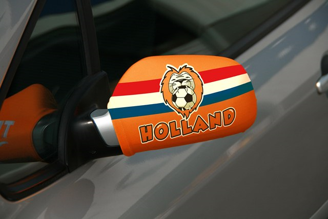 Oranje spiegelhoezen
