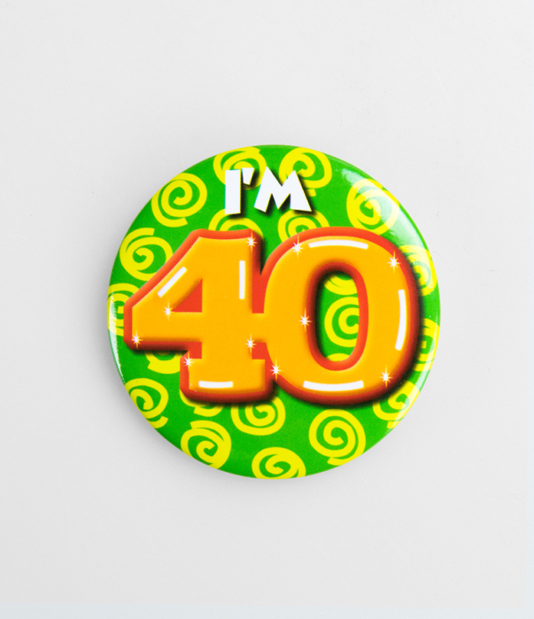 Button 40 jaar