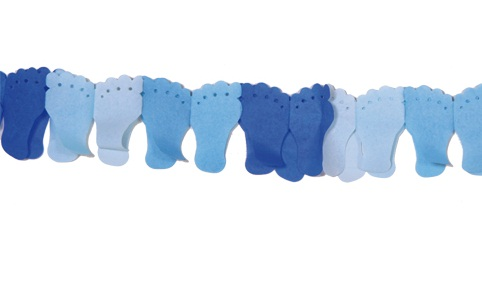 Slinger voetjes blauw 6m