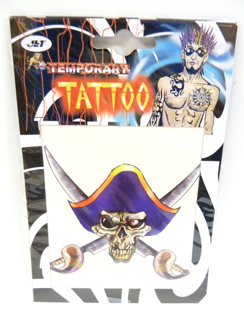 Tattoo's Piraten 6 assortie groot