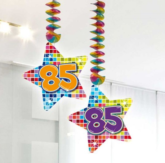 Hangdeco 85 jaar blocks
