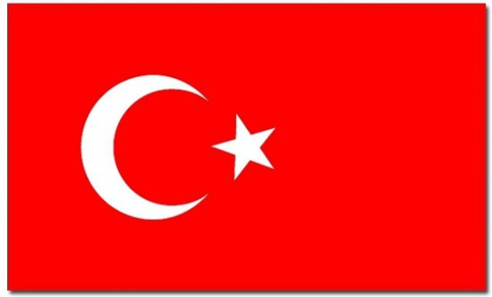 Vlag Turkije 150x90cm