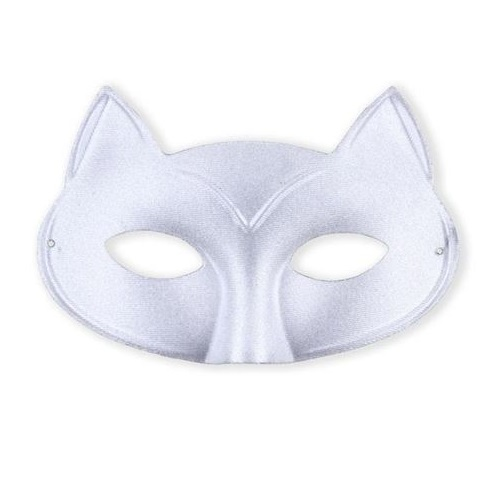 Oogmasker witte kat