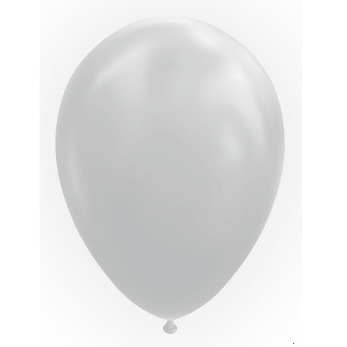 Ballonnen grijs standaard 10st