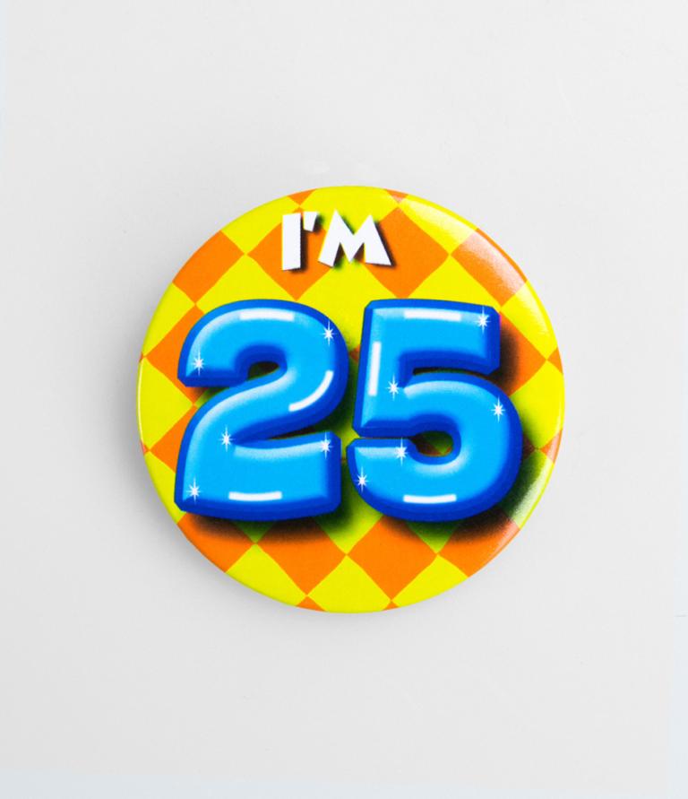 Button 25 jaar