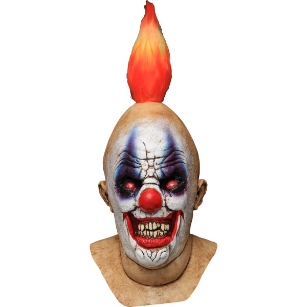 Ghoulish masker Squancho the clown
