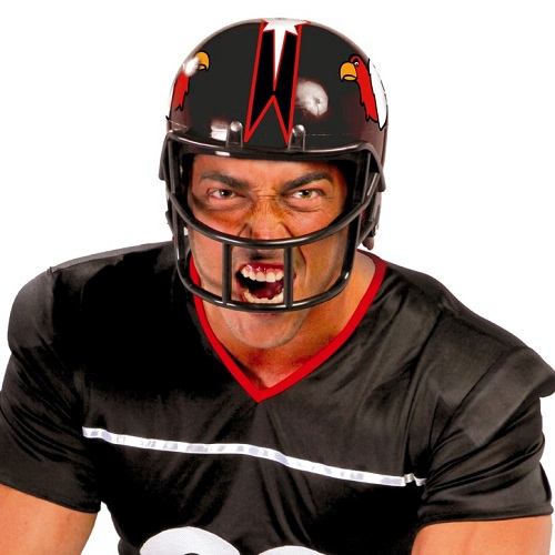 American football helm - zwart