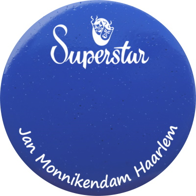 UV Superstar vetschmink blauw klein 10 gram