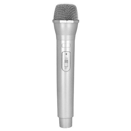 Microfoon zilver 23,5cm