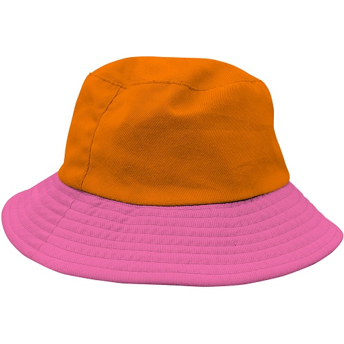 Visserspetje Colorblock roze/oranje