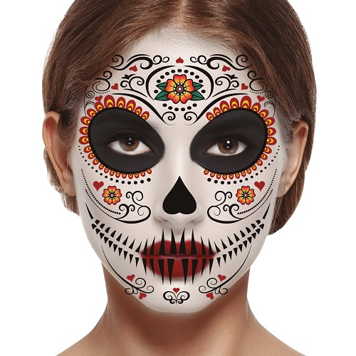 Face tattoo Catrina