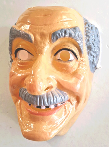 Masker Abraham echt lekker vrolijk