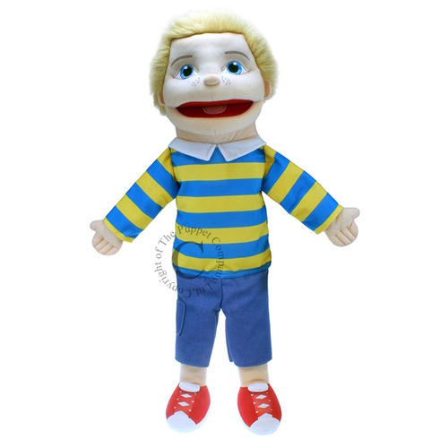 Handpop 64cm jongen Wimpie