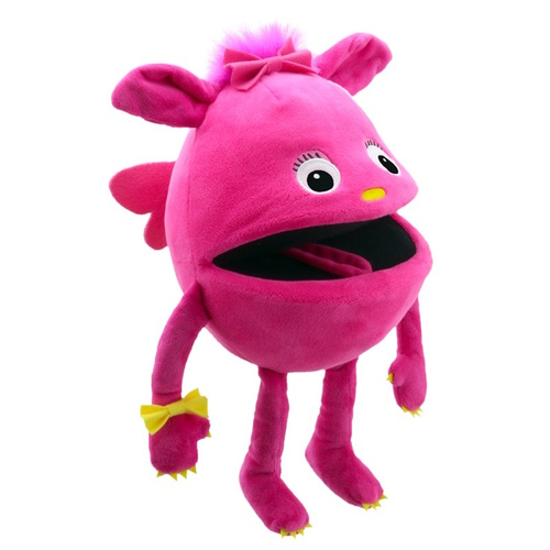 Handpop 20cm baby monster roze