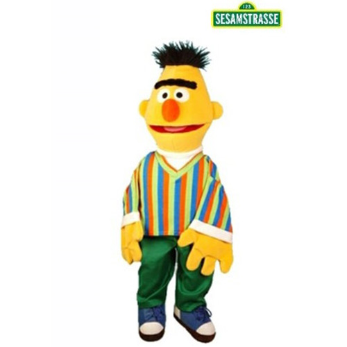 Handpop 45cm Bert uit Sesamstraat