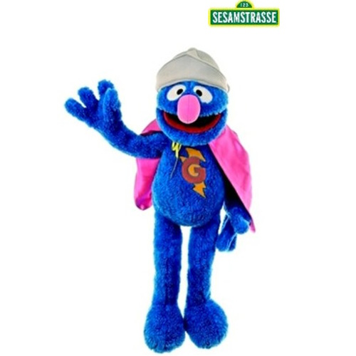 Handpop 65cm Supergrover van Sesamstraat