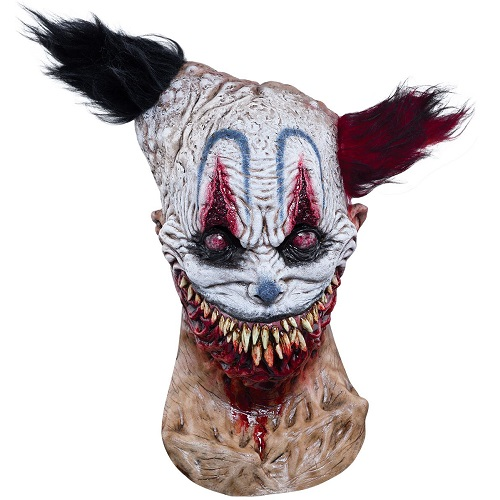 Ghoulish masker Que Clown met haar