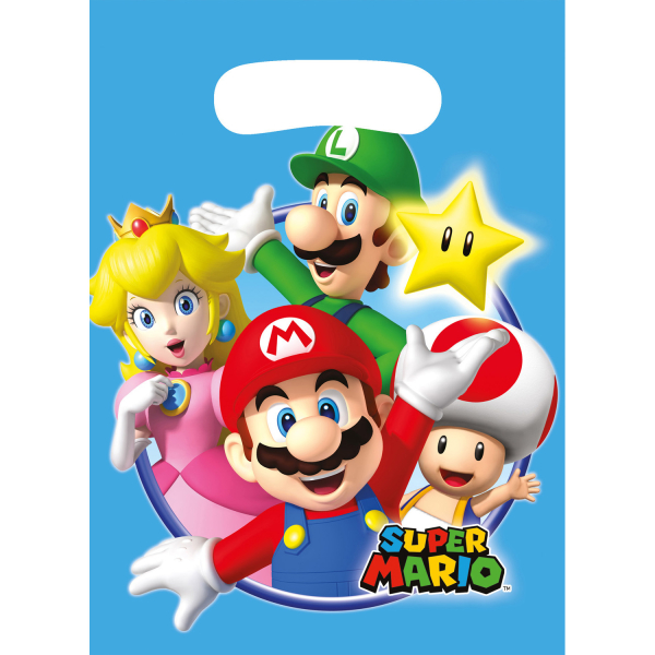 Uitdeelzakjes Mario 8st