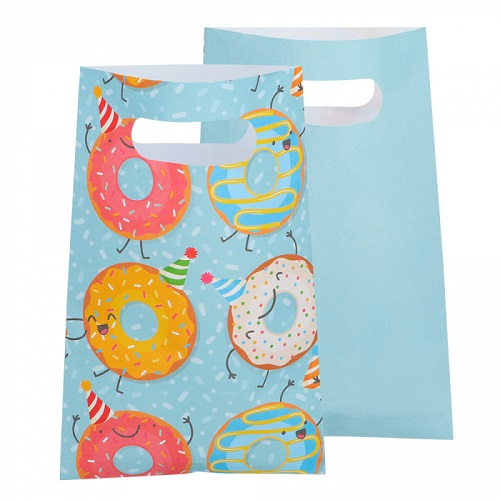 Feestzakjes papier 10 stuks Donut