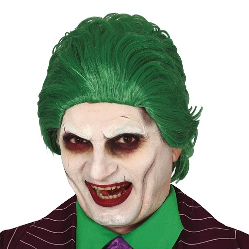 Joker pruik groen