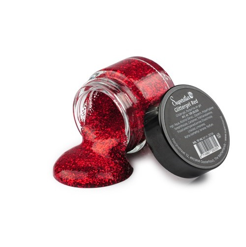 Glittergel rood 15ml