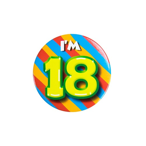 Button 18 jaar