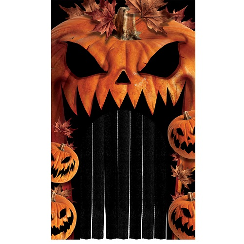 Deurgordijn Scary Pumpkin 145x240cm stof