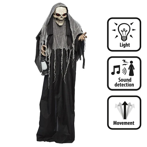 Halloween decoratie Shining reaper 180cm