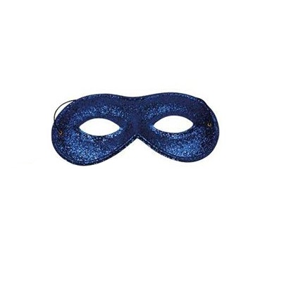 Oogmasker Farfalla glitter blauw