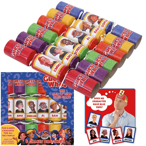 6st Christmas crackers Guess who