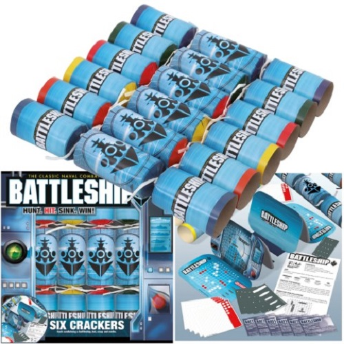 6st Christmas Crackers Battle ship 12 inch XANLS4503