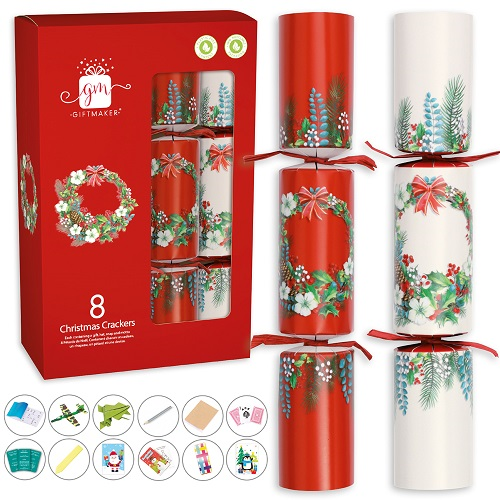 6st Christmas crackers traditional 12inch