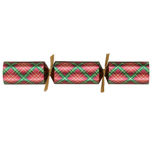 50 st. Christmas Crackers Tartan 11 inch