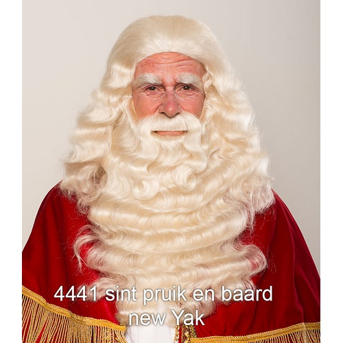 Sinterklaas baard en pruik New Yak