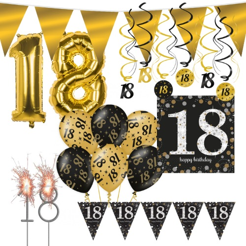 Sparkling Celebration feest pakket 18 jaar