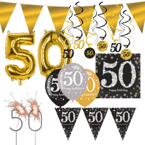 Sparkling Celebration feest pakket 50 jaar
