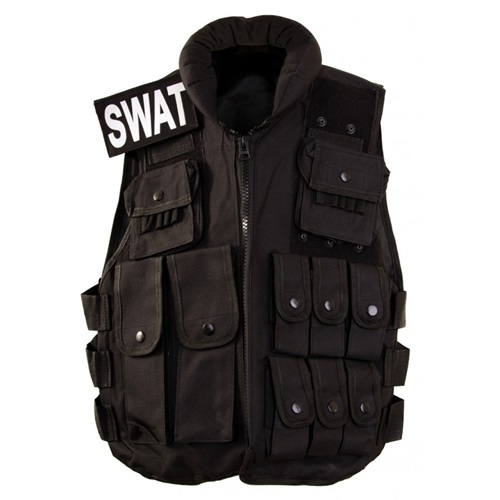 SWAT vest volwassen luxe