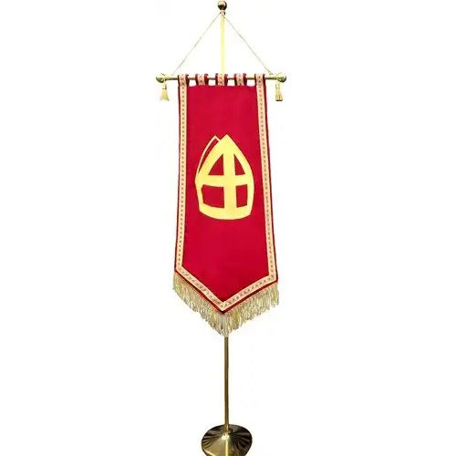 Mast voor Sinterklaas banner fluweel