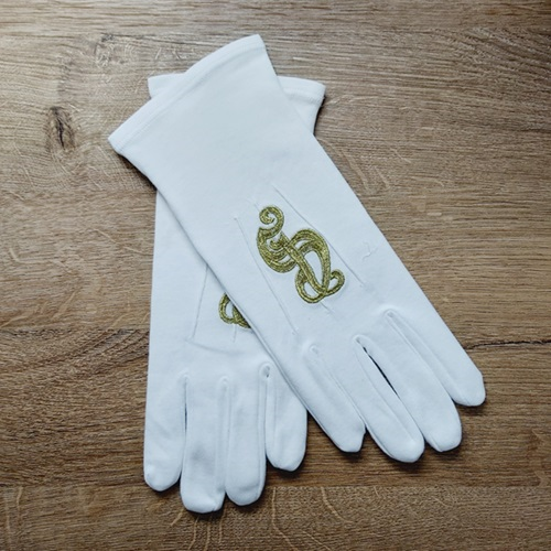 Handschoenen Sinterklaas met borduursel