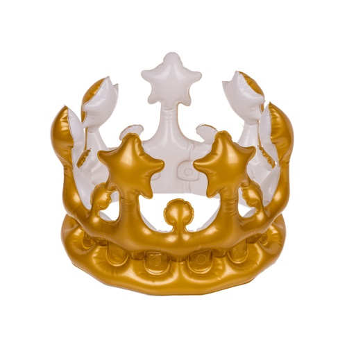 Opblaasbare kroon goud