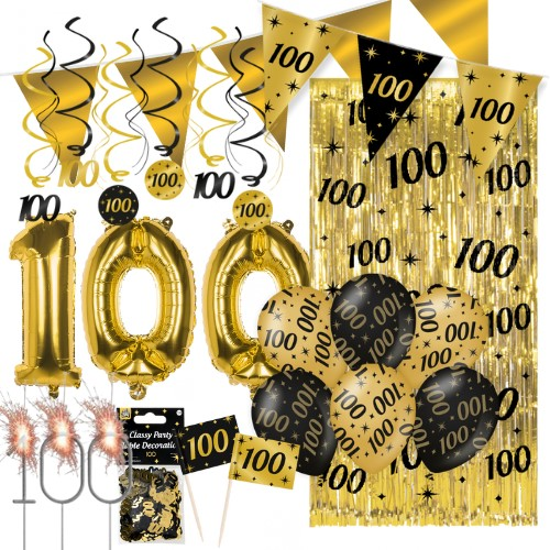 Classy party feest pakket 100 jaar