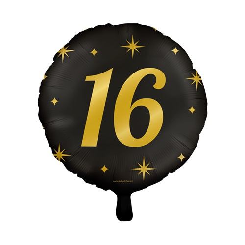 Folieballon 16 jaar Classy party 46cm